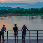 View across the Mekong river 