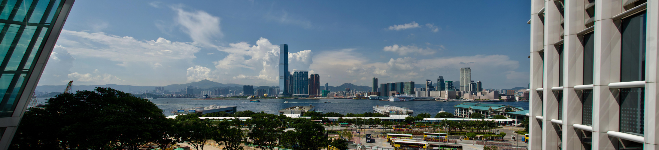 View across Victoria Harbour