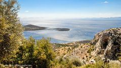 View down on Samiopoula - Samos, Greece