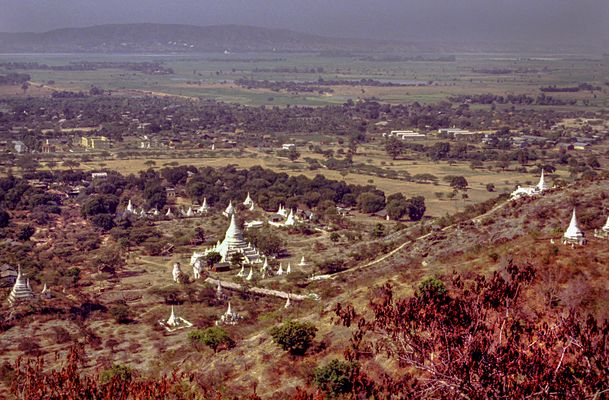 View down the Mandalay hill