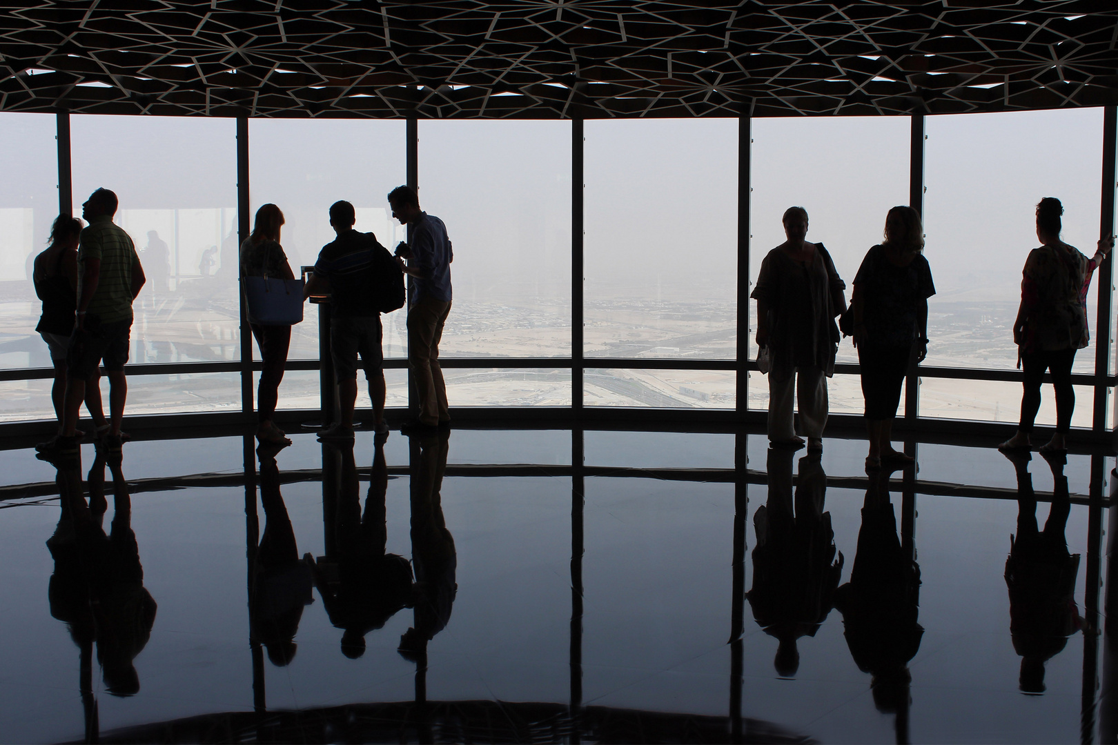 View from 125th floor 2 - Burj Califa
