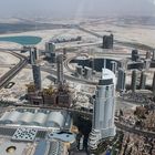 View from 125th floor - Burj Califa