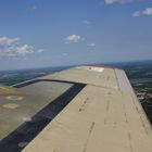 View from a B-17 Flying Fortress.