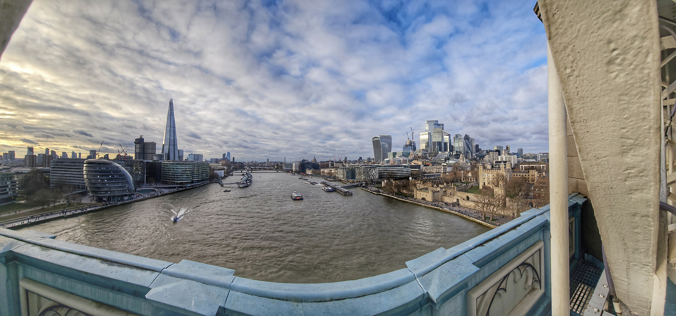 View from a bridge