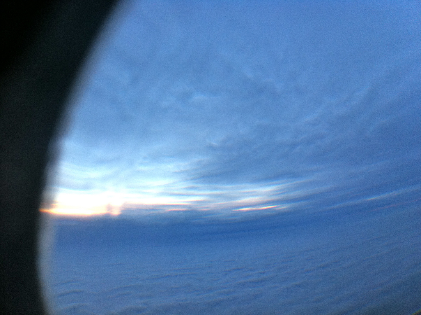 View from an aircraft