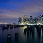 View from Booklyn Bridge Park on Lower Manhatten