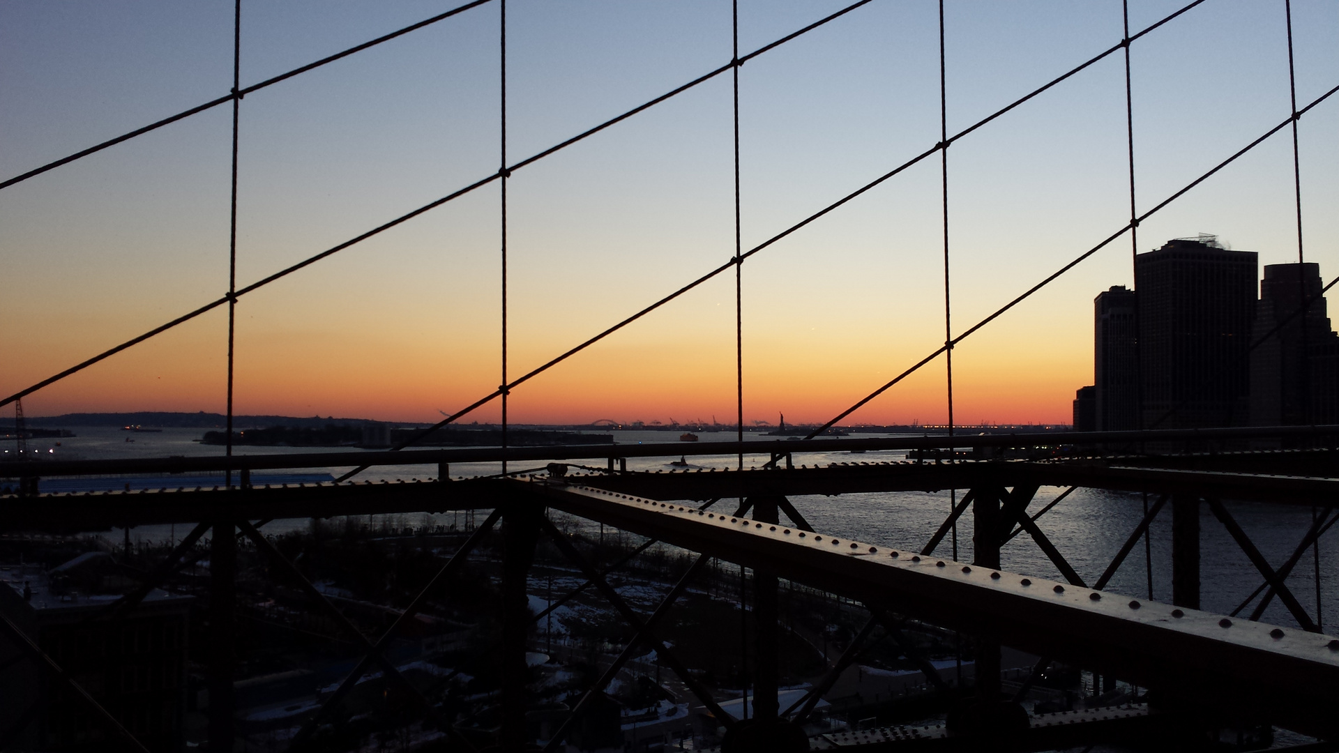 View from Brooklyn Bridge