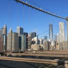 View From Brooklyn Bridge To Manhatten