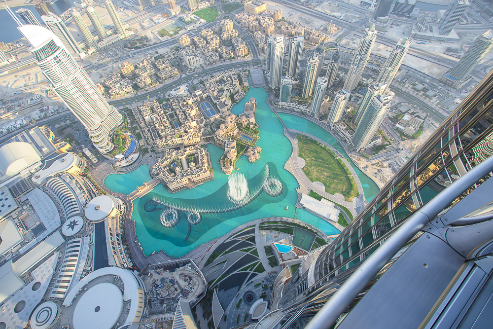 ...view from Burj Khalifa...