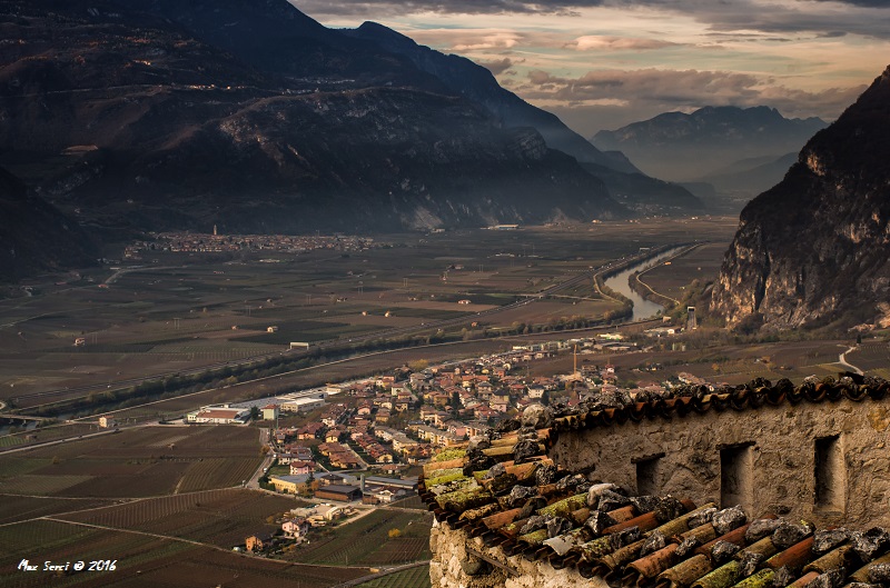 View from Castel Beseno, Italy