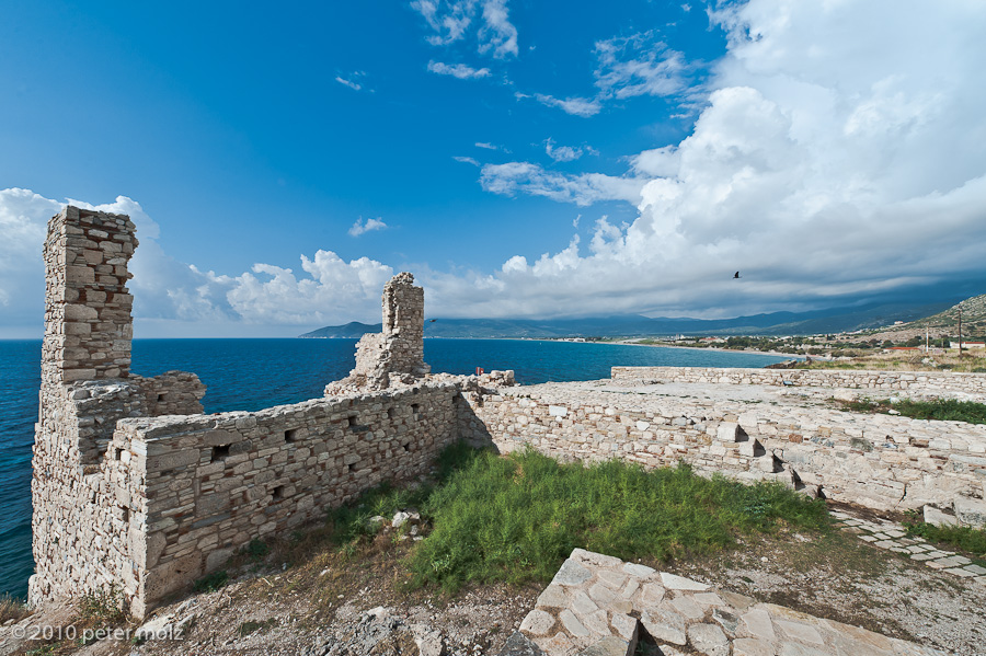 View from castle hill in Pythagorio / Samos, Greece, 2010