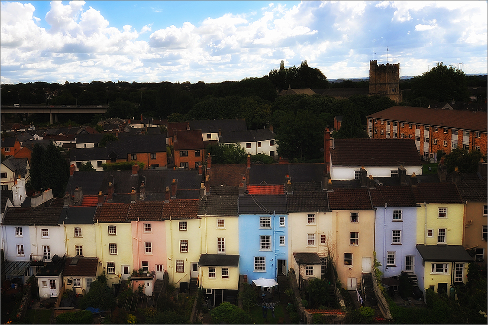 View from Chepstow Castle