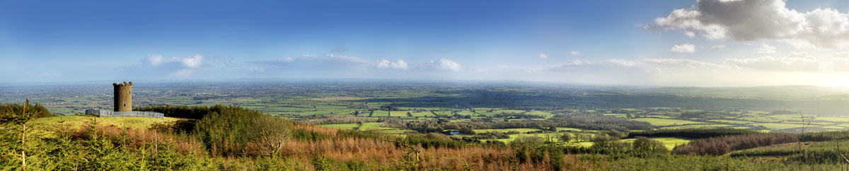 View from Devils Bit in February