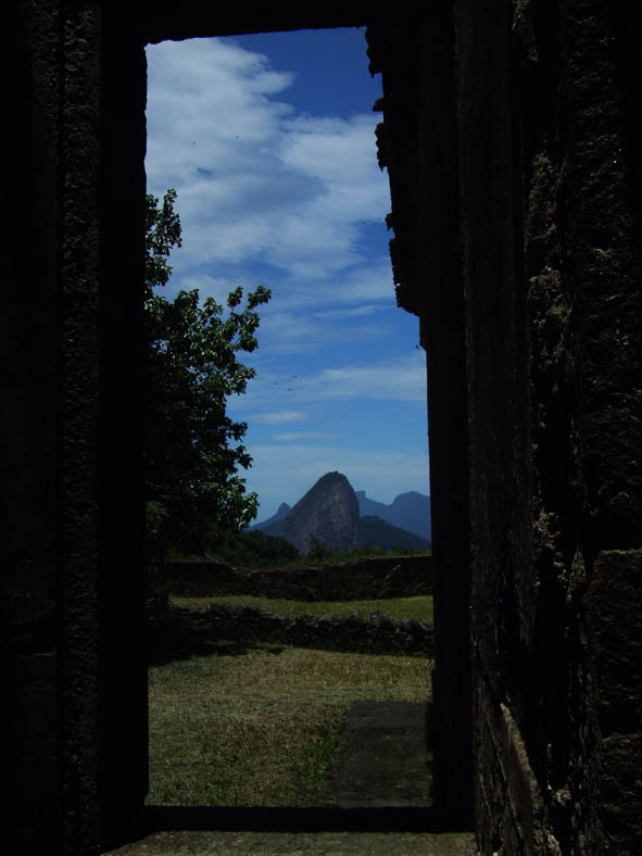 VIEW FROM FORTE SÃO LUIZ RUIN'S WINDOW