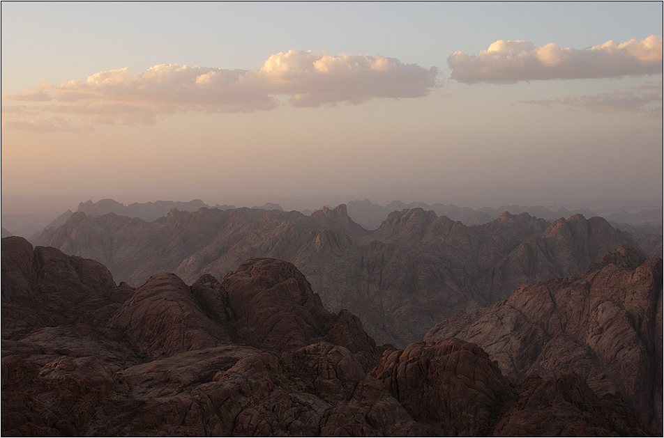 view from gebel musa