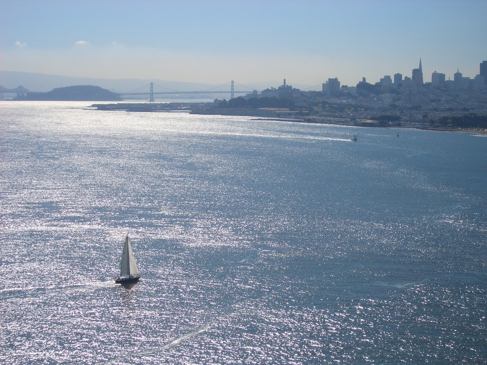 view from Golden Gate Bridge