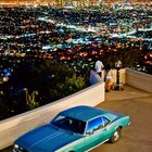 View from Griffith Observatory to Downtown LA