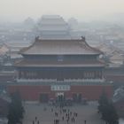 View from hill north of the forbidden city