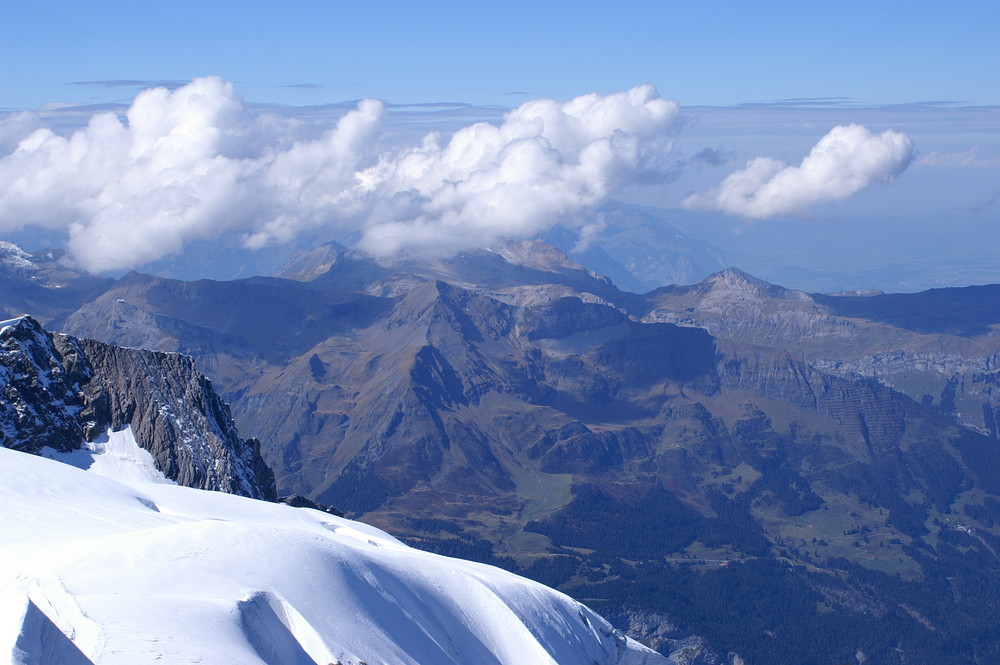 view from Jungfraujoch, top of Europe