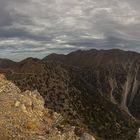 View from Kallergi cottage down to Samaria gorge