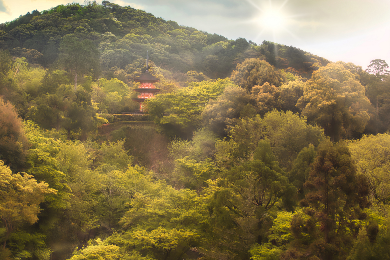 View from Kiyomizu-dera temple