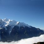 View from Le Brévent on the Mont Blanc