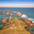 View from lighthouse at Nugget Point