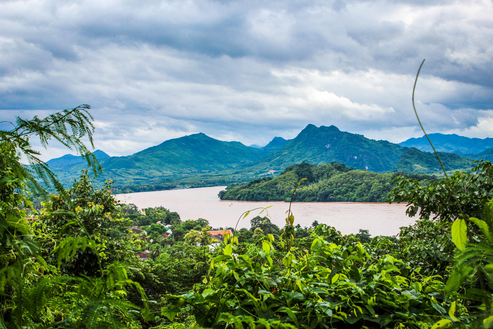 View from Mount. Phousi, Laos