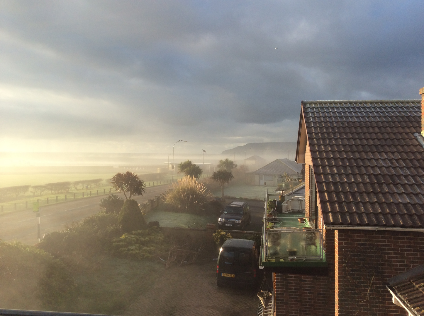 View from my upstairs deck - Sea mist