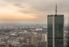 View from Palac Kultury i Nauki (Palace of Culture and Science) with Marriott Hotel - 02