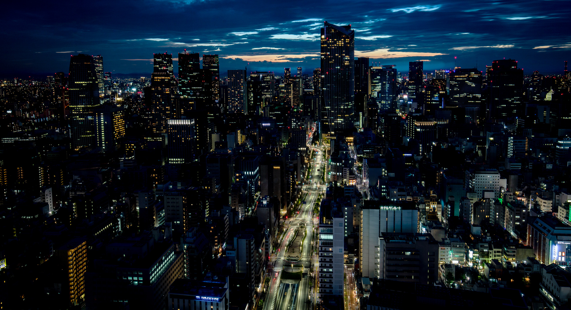 View from Park Hotel, Tokyo