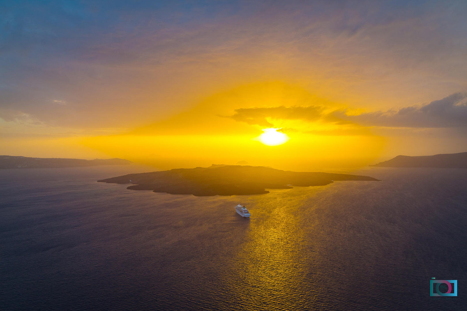 view from santorin