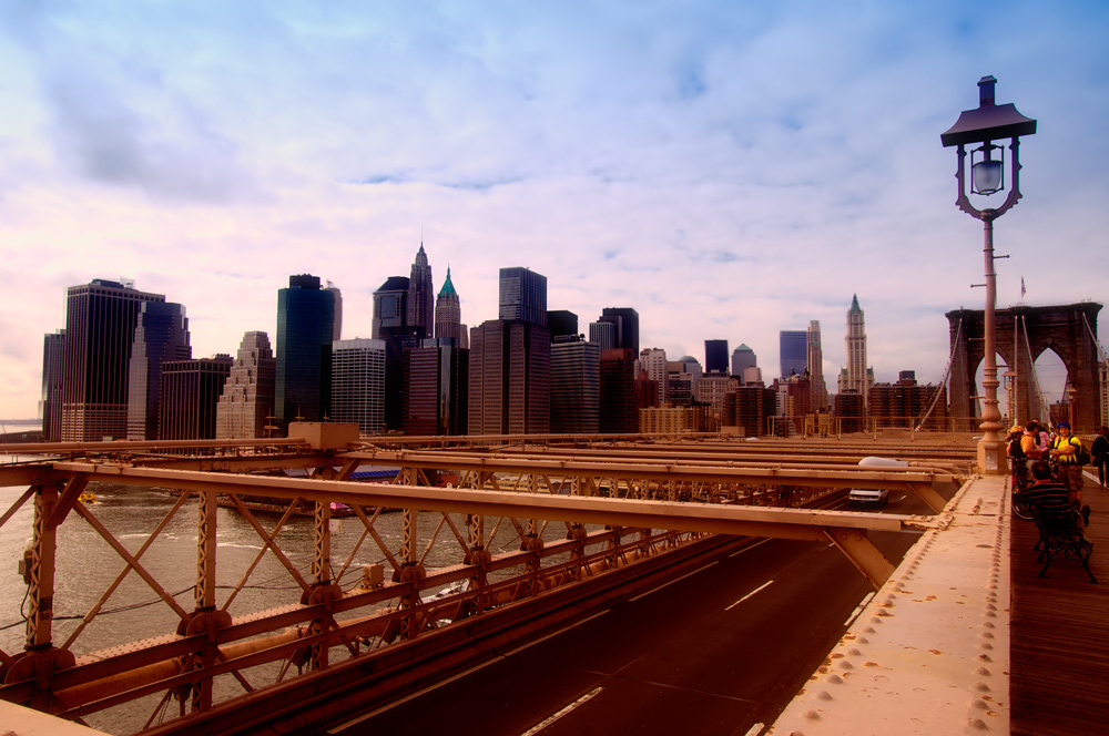 View from the Brooklyn Bridge
