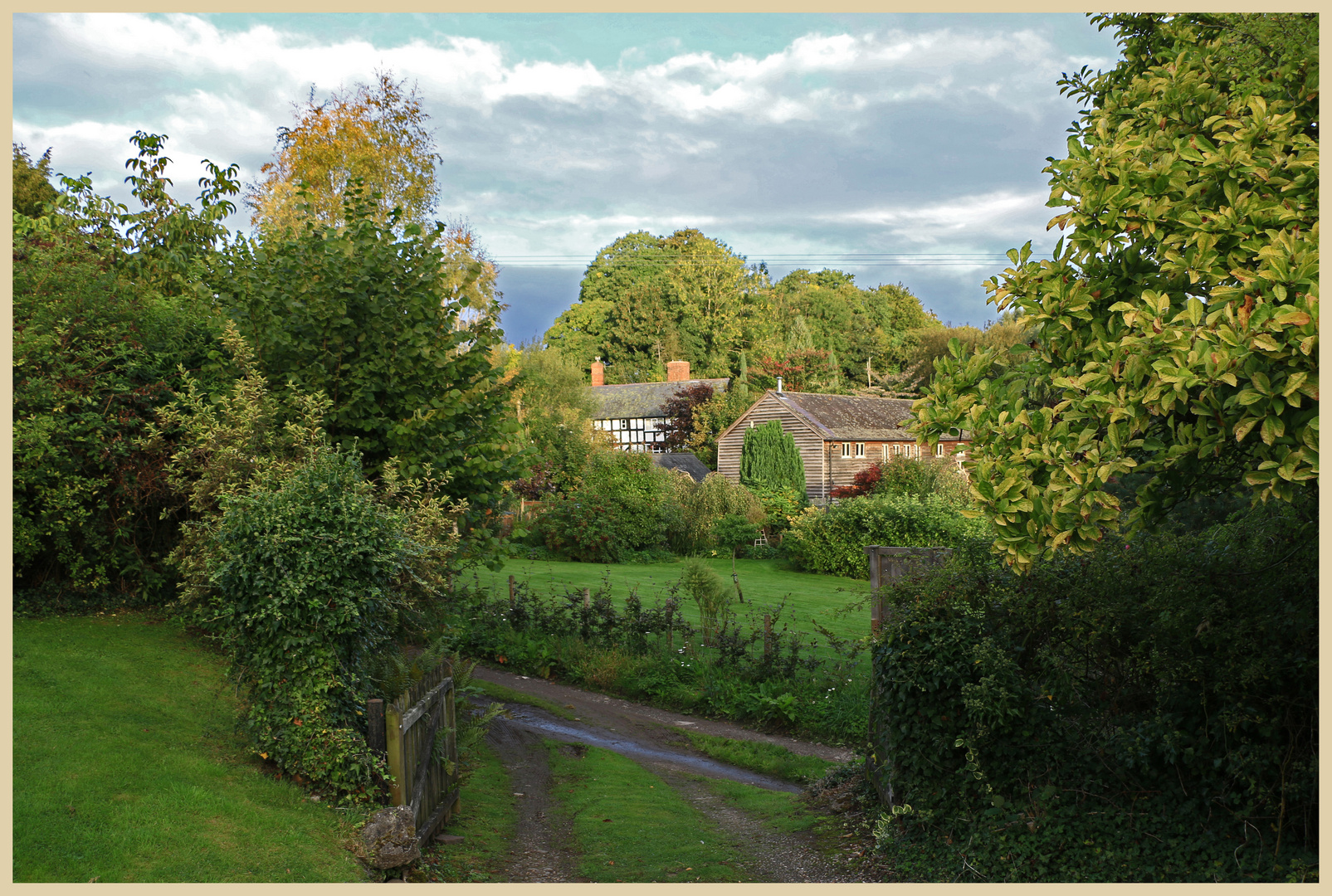 view from the cottage in Bircher