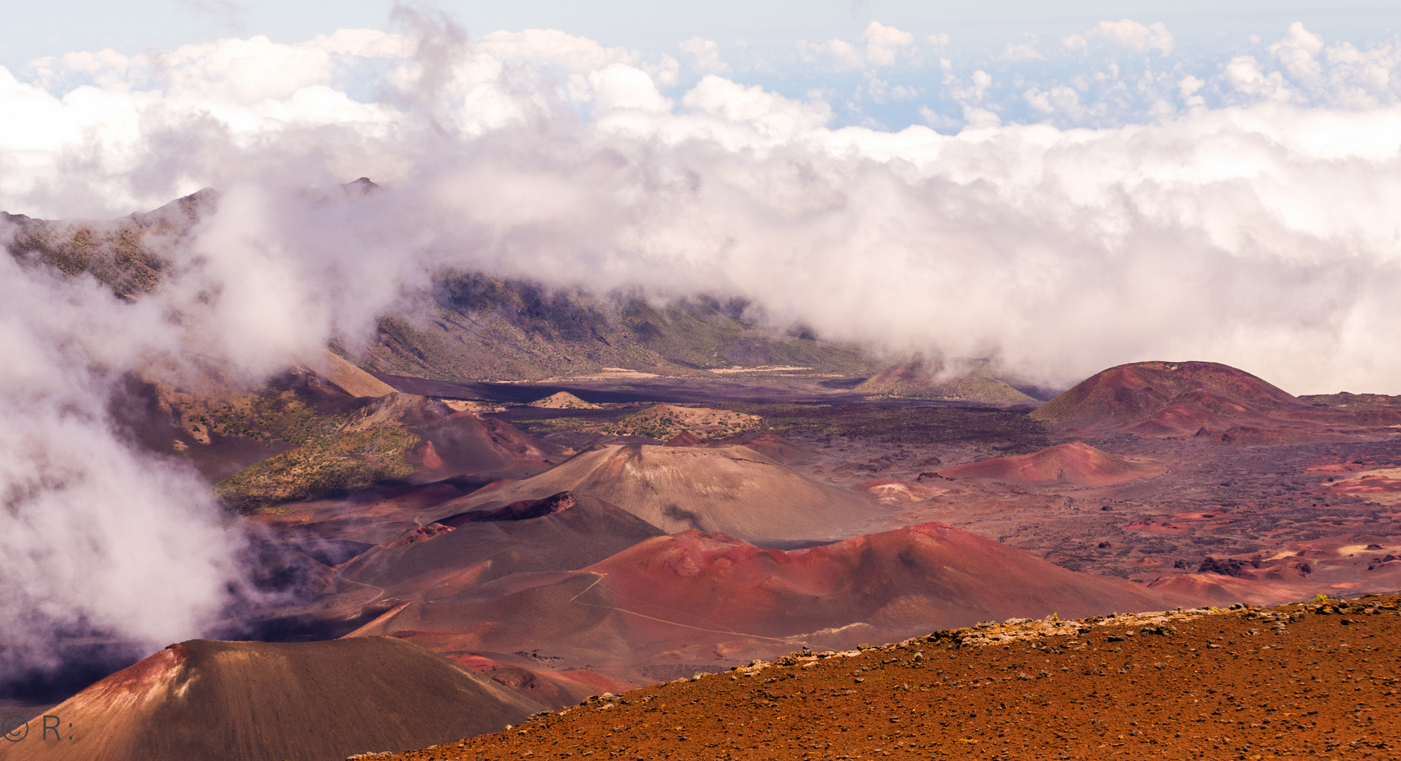 View from the edge of the mars