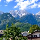 View from the hotel balcony in Lofer, Tirol.