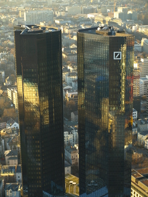 View from the HR tower in Frankfurt