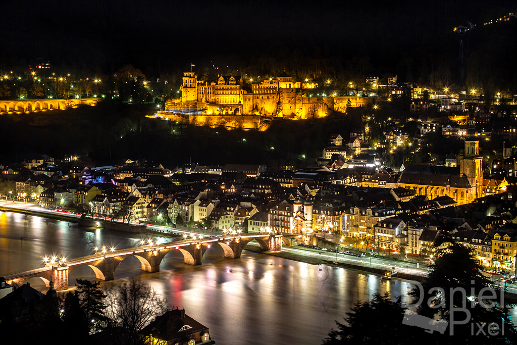 View from the "Philosophenweg" at Heidelberg