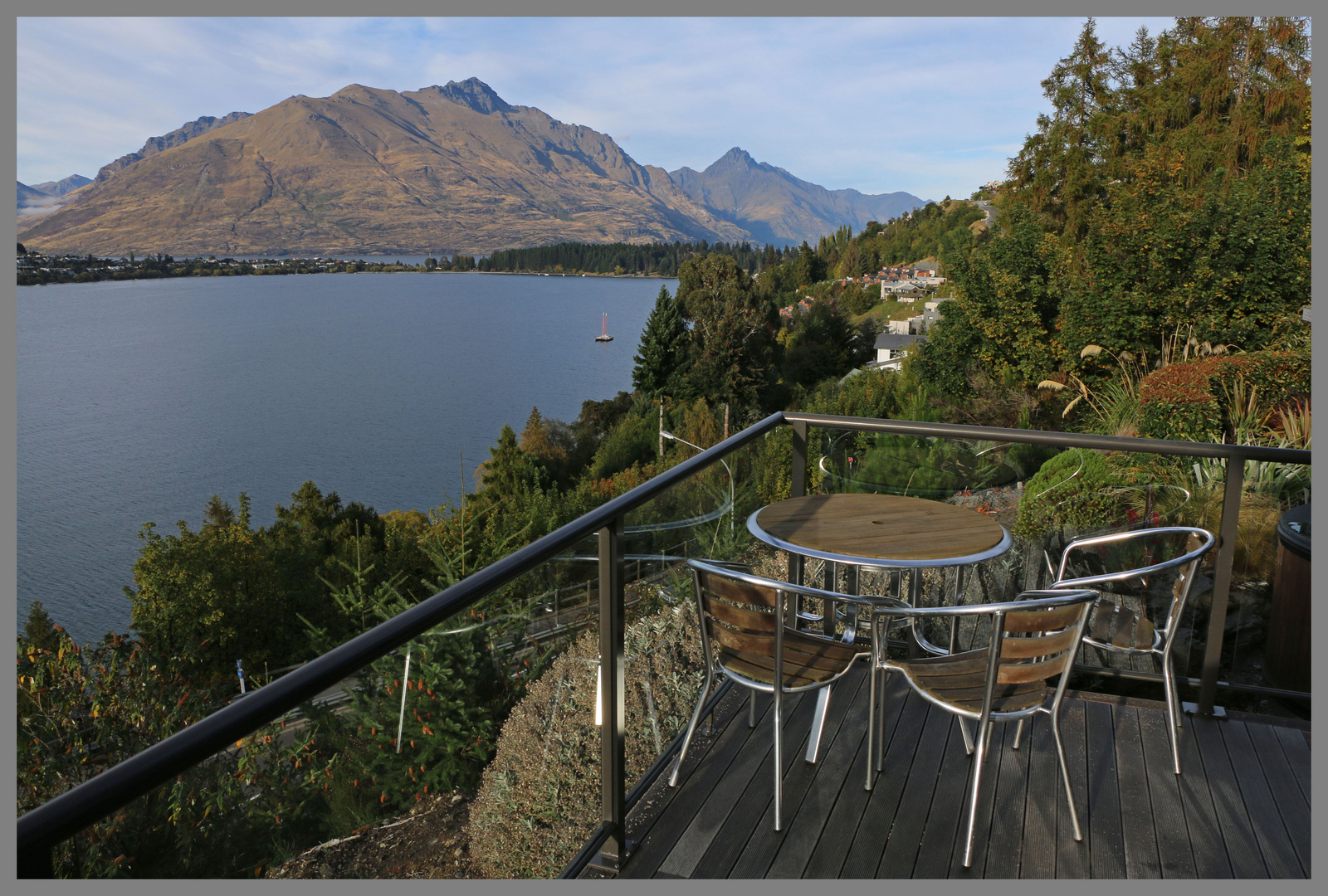 view from the queenstown appartment