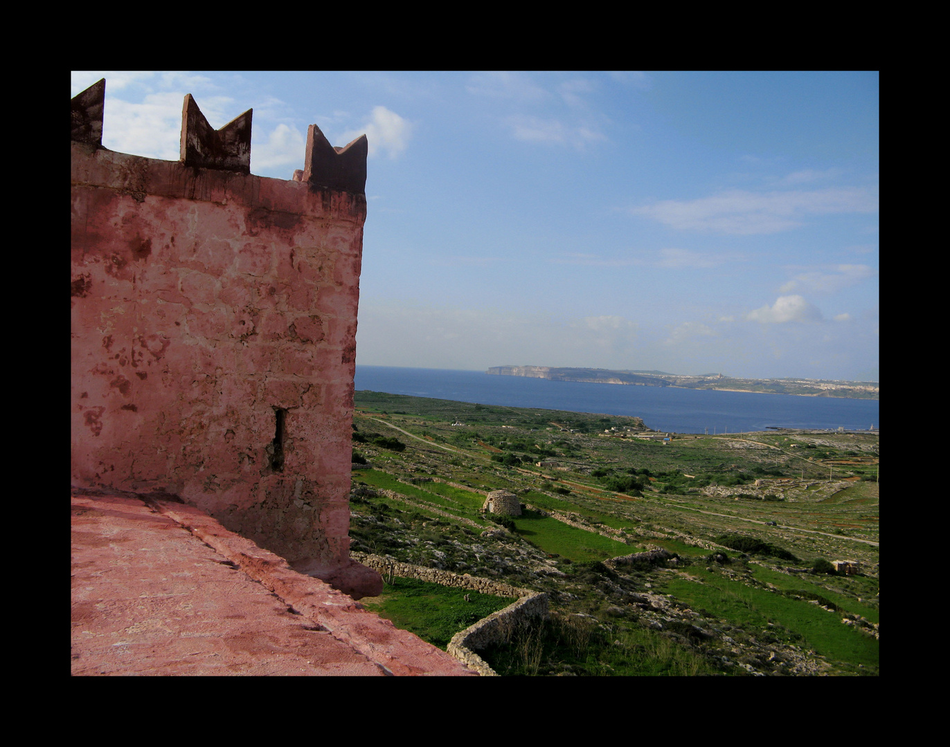 View from the Roof of the Red Tower (Malta)