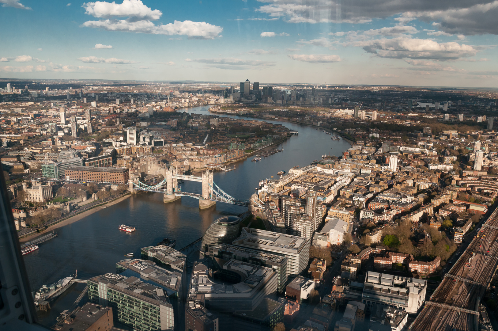 View from The Shard London Bridge