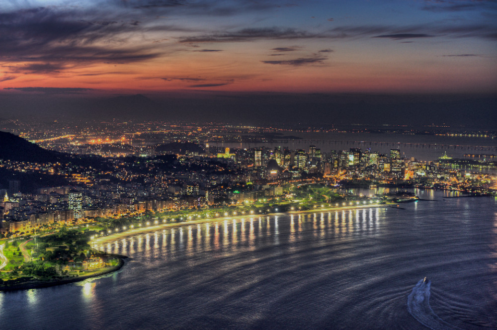 View from the Sugar Loaf in Rio de Janeiro