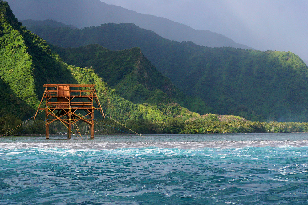 View from the Surf at Teahupoo von Nisa Maier 