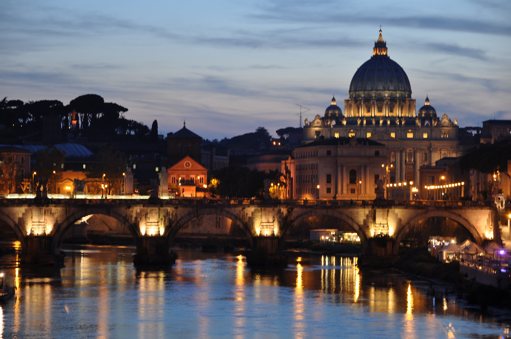 View from the Tiber´s bridge