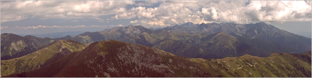 View from the top of Bystra - High Tatras, Slovakia