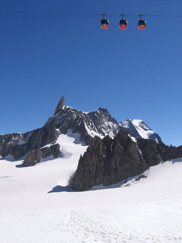 View from The Vallee Blanche, Chamonix, France