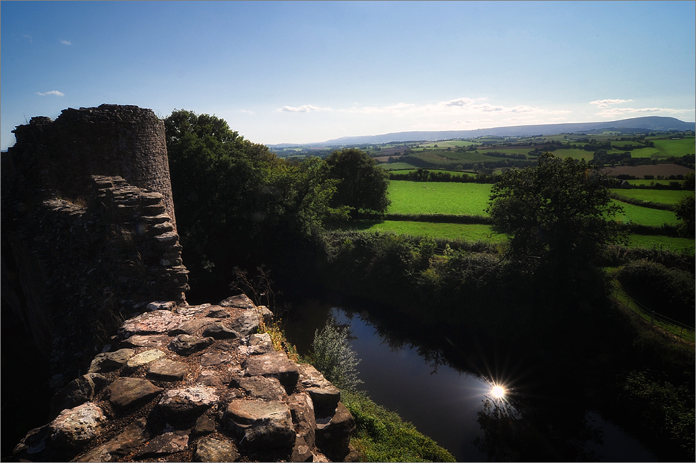 View from the "White Castle" (Llantilio Crossenny)