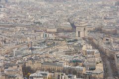 View from Tour Eiffel - Arc de Triomphe - 09