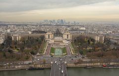 View from Tour Eiffel - Jardins du Trocadéro - 01