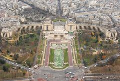 View from Tour Eiffel - Jardins du Trocadéro - 15